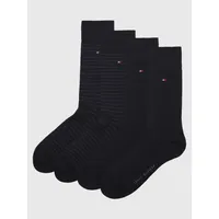 Pack De 2 Calcetines De Rayas Pequeñas Negro