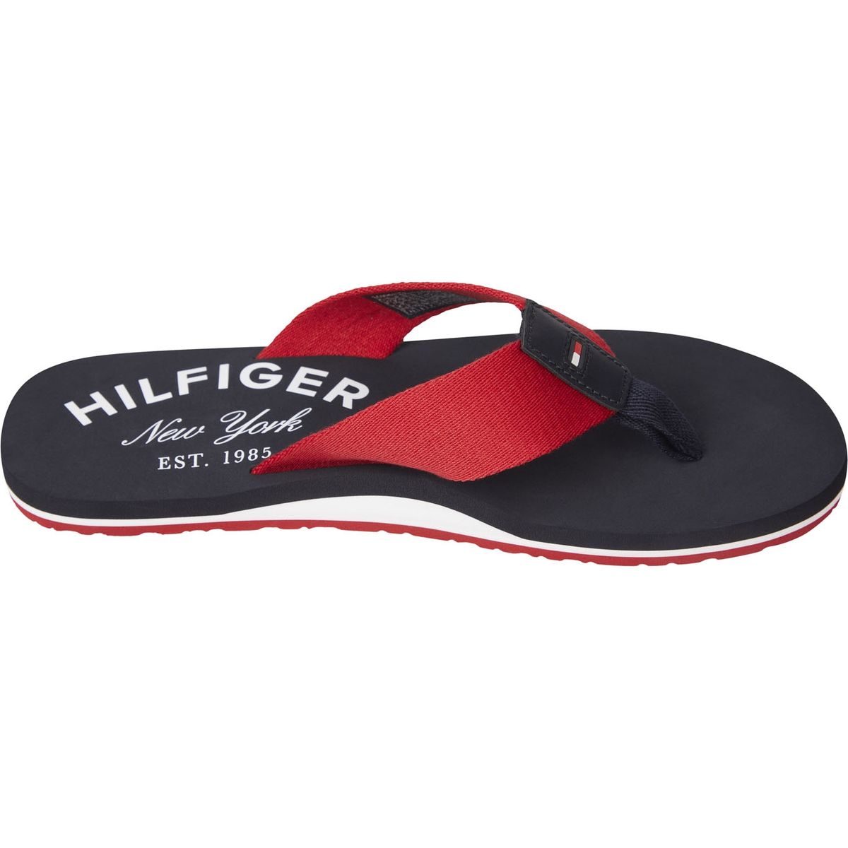TOMMY HILFIGER - Sandalias Classic Ny Logo Rojo Hombre