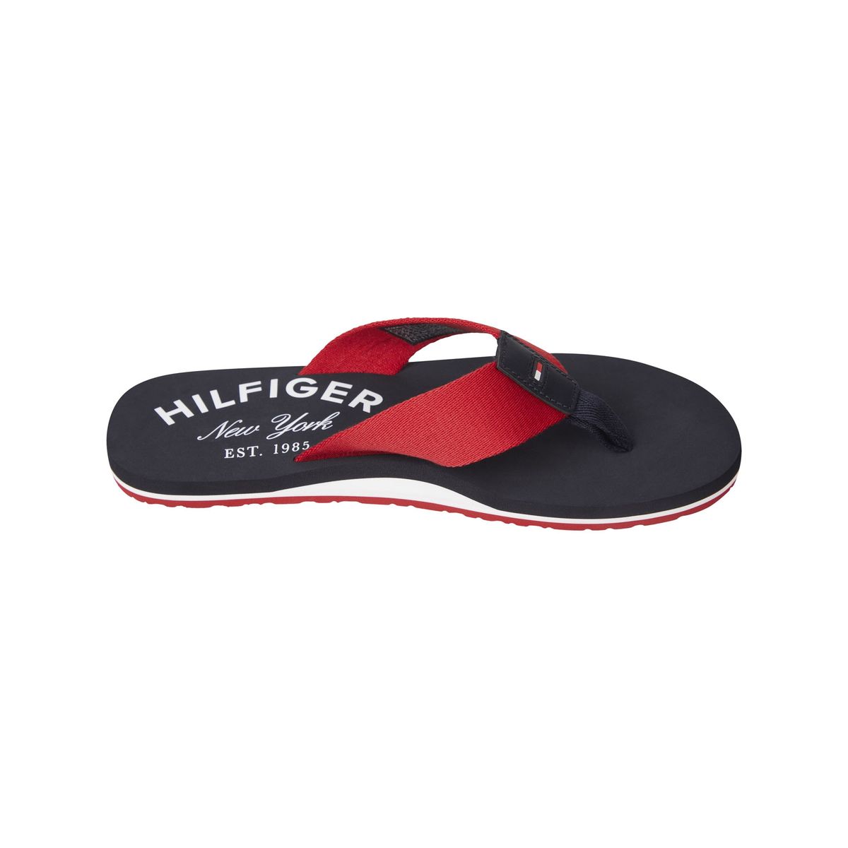 TOMMY HILFIGER - Sandalias Classic Ny Logo Rojo Hombre