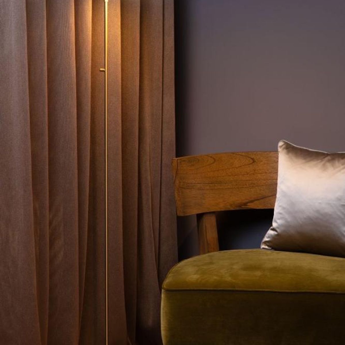 BOSCO - LAMPARA DE PIE AARON BRONCE LED BOSCO