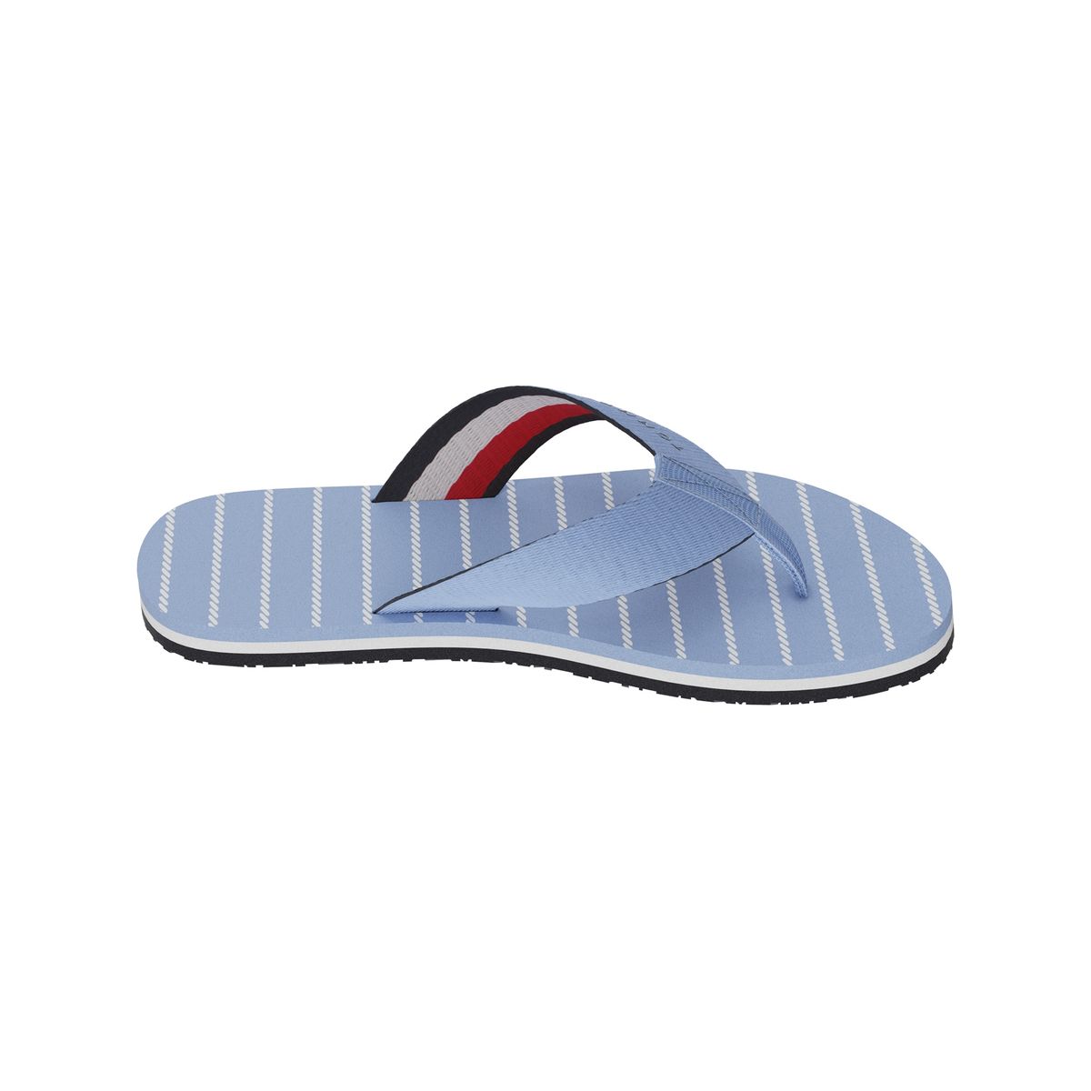 TOMMY HILFIGER - Sandalias Essential A Rayas Celeste Mujer