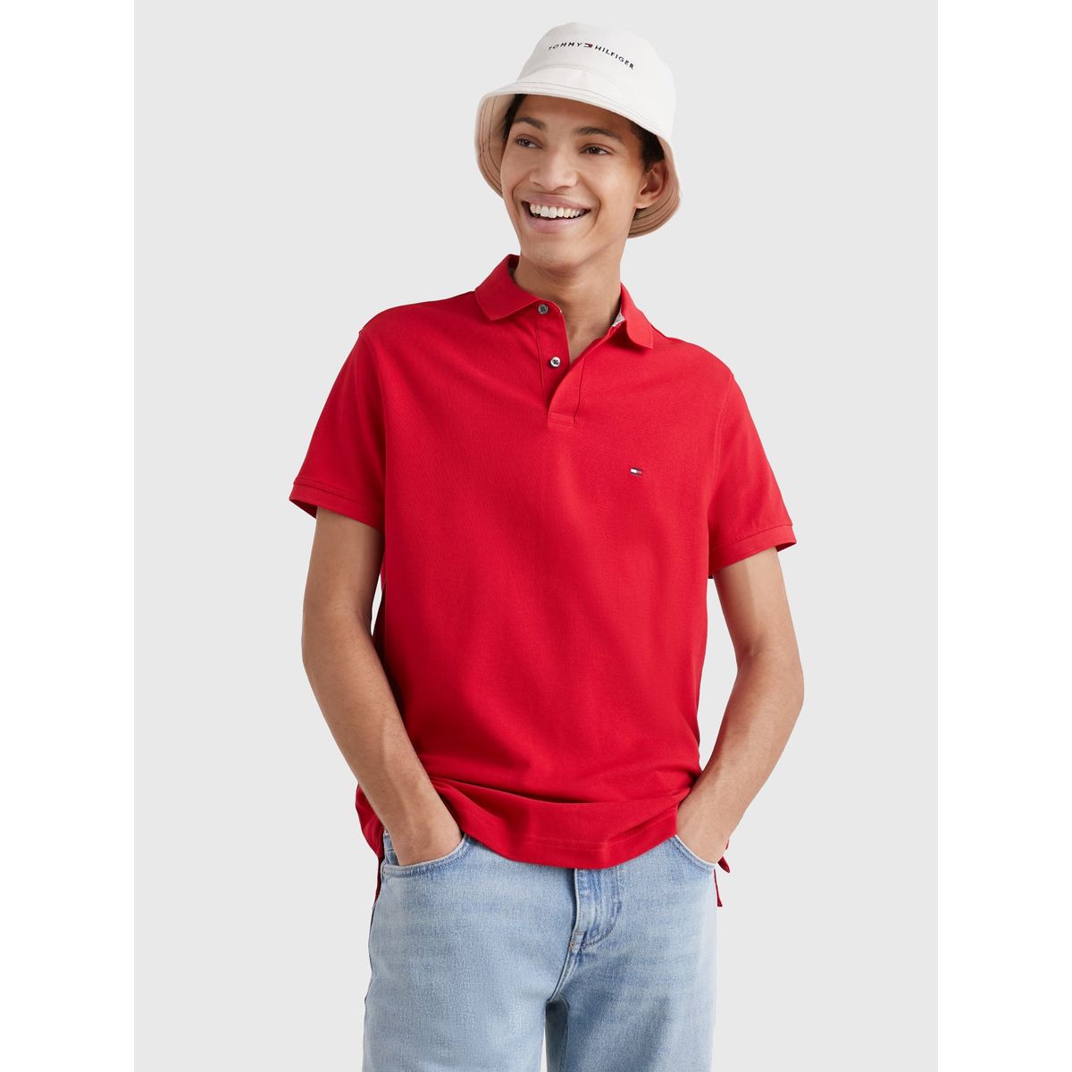 TOMMY HILFIGER - Polo Im 1985 Regular Fit Rojo Tommy Hilfiger