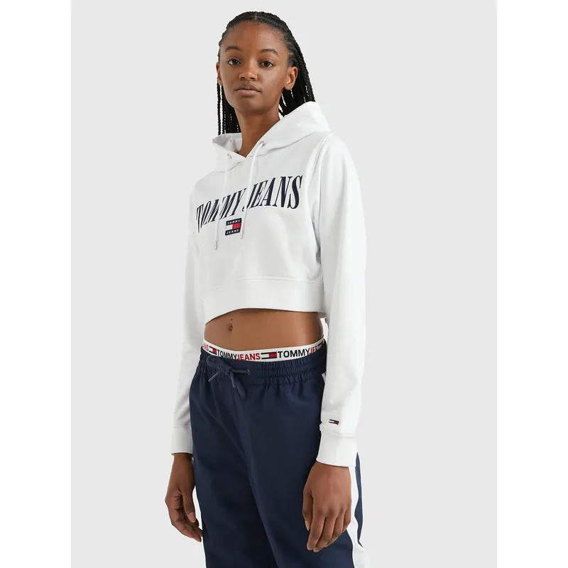 Crop Top Hooded Tommy Hilfiger TOMMY HILFIGER Polerón Hoodie Crop