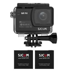 SJCAM - Cámara de Acción SJ8 PRO 4K 60FPS Dual 5G Estabilizador + 2 Baterias