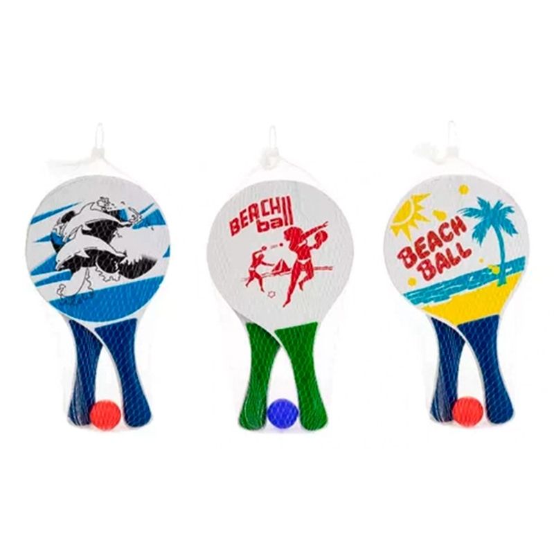 GENERICO - Paletas de playa par + pelota MK-BB04