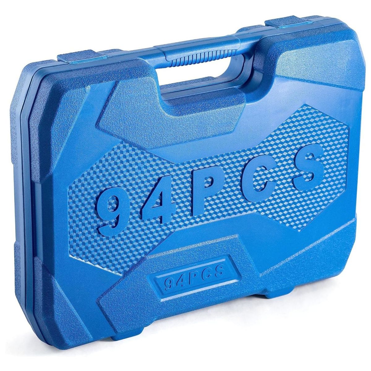 GENERICO - Set Caja Herramientas Dados 94 Piezas Acero Carbono 1/2 1/4