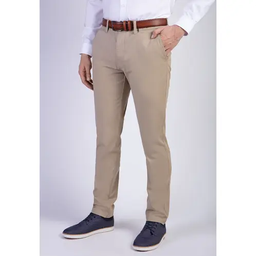 FEROUCH - Pantalon Twill Slim /33 Beige