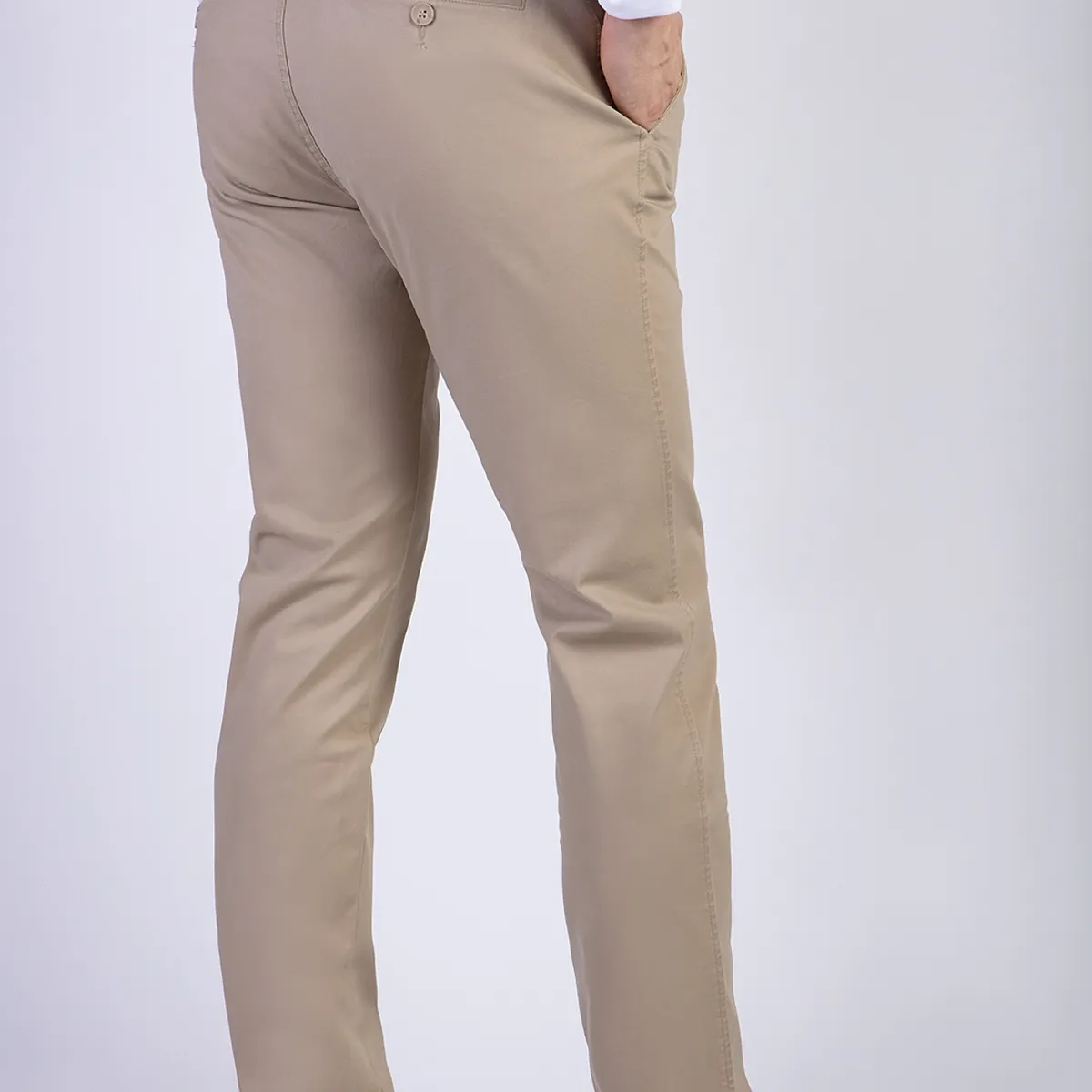 FEROUCH - Pantalon Twill Slim /33 Beige Ferouch