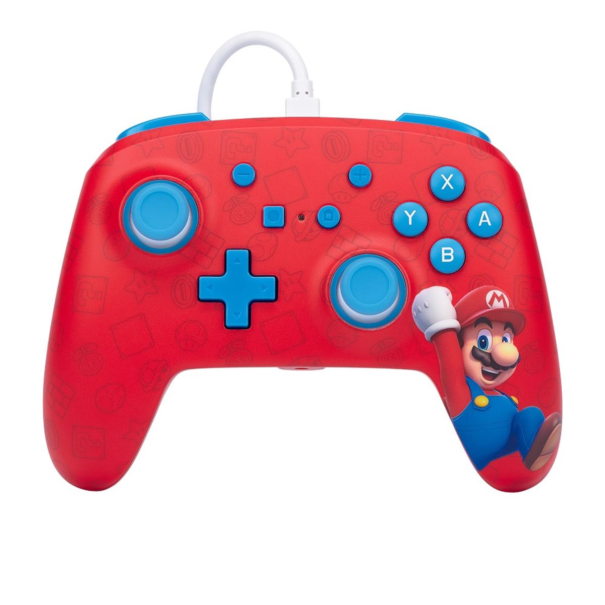 POWER A - Control alámbrico para Nintendo Switch Woo Hoo Mario