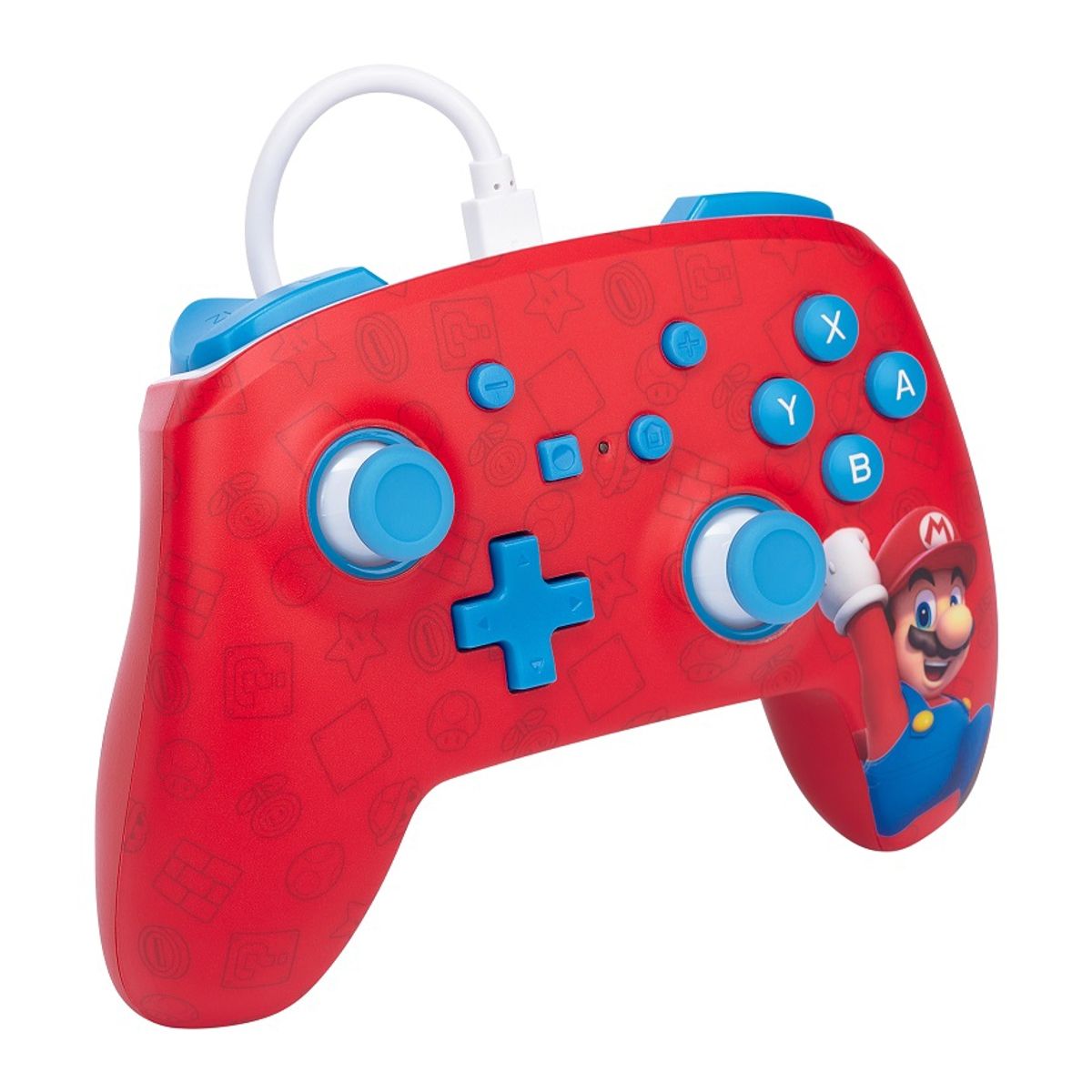 POWER A - Control alámbrico para Nintendo Switch Woo Hoo Mario