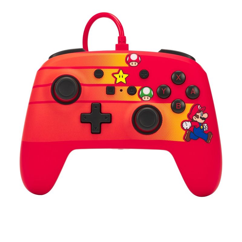 POWER A - Control Alámbrico Mejorado - Speedster Mario