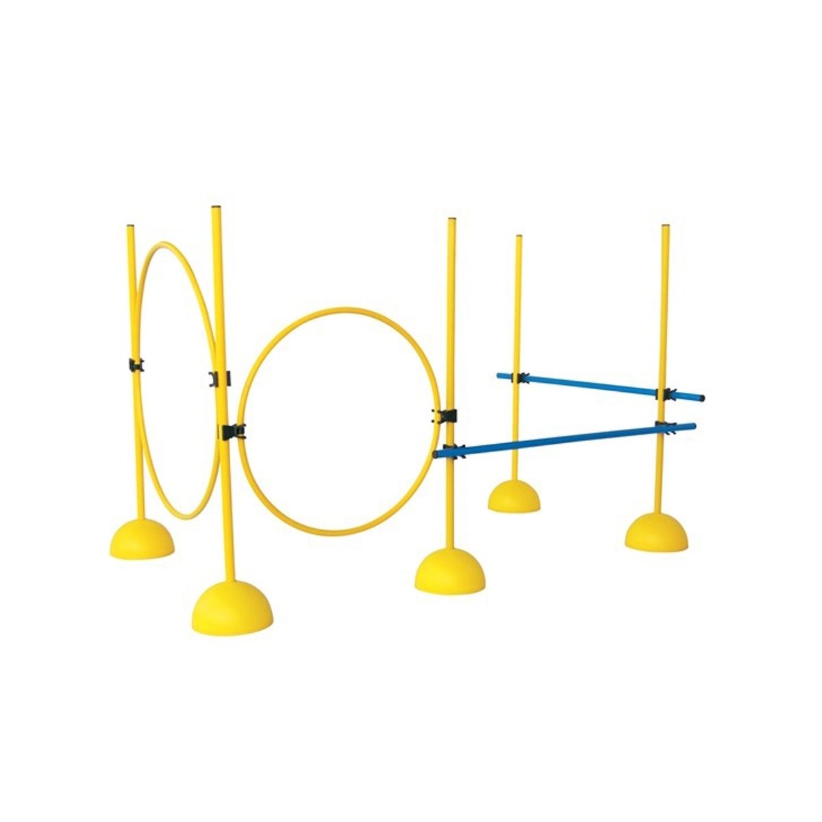 GENERICO - Circuito Agilidad 7 Vallas + Base + 2 Aros + Clips Mk-860-2