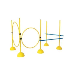 GENERICO - Circuito Agilidad 7 Vallas + Base + 2 Aros + Clips Mk-860-2