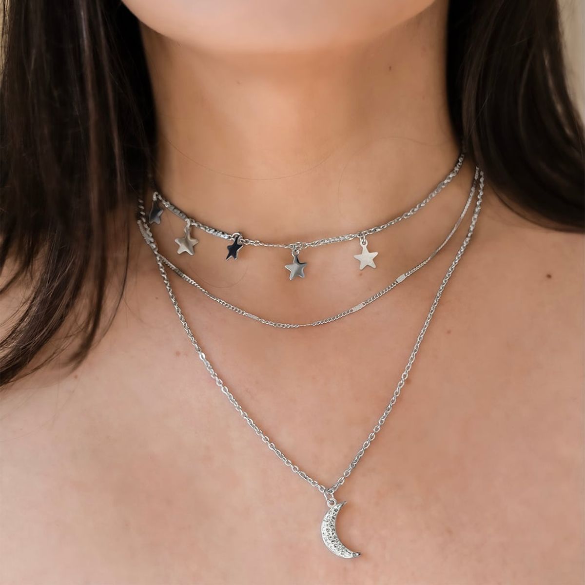 GENERICO - Collar de Acero Triple - Atria Steel