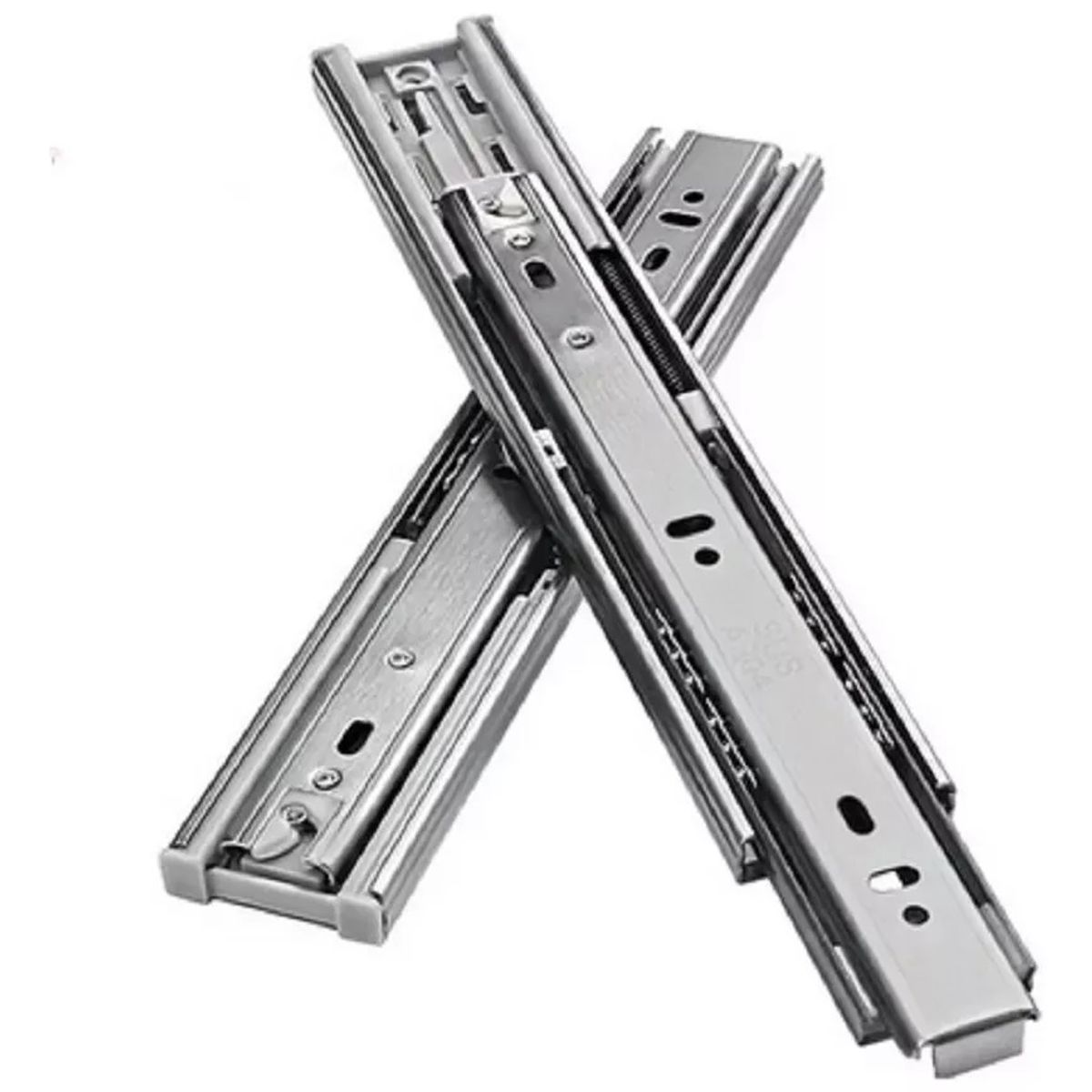 GENERICO - Corredera Telescópica Push Open 30cm 12mm 35k 1par