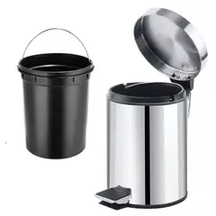 GENERICO - Basurero de acero inoxidable 7 litros