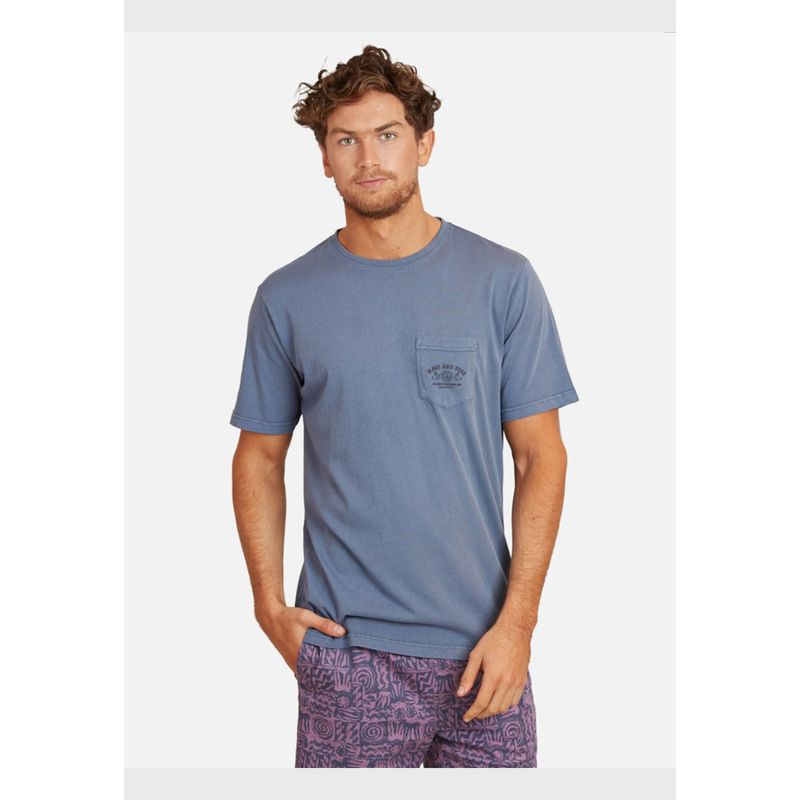 MAUI AND SONS - Polera Sin Nombre De Fantasia Hombre Azul Maui And Sons