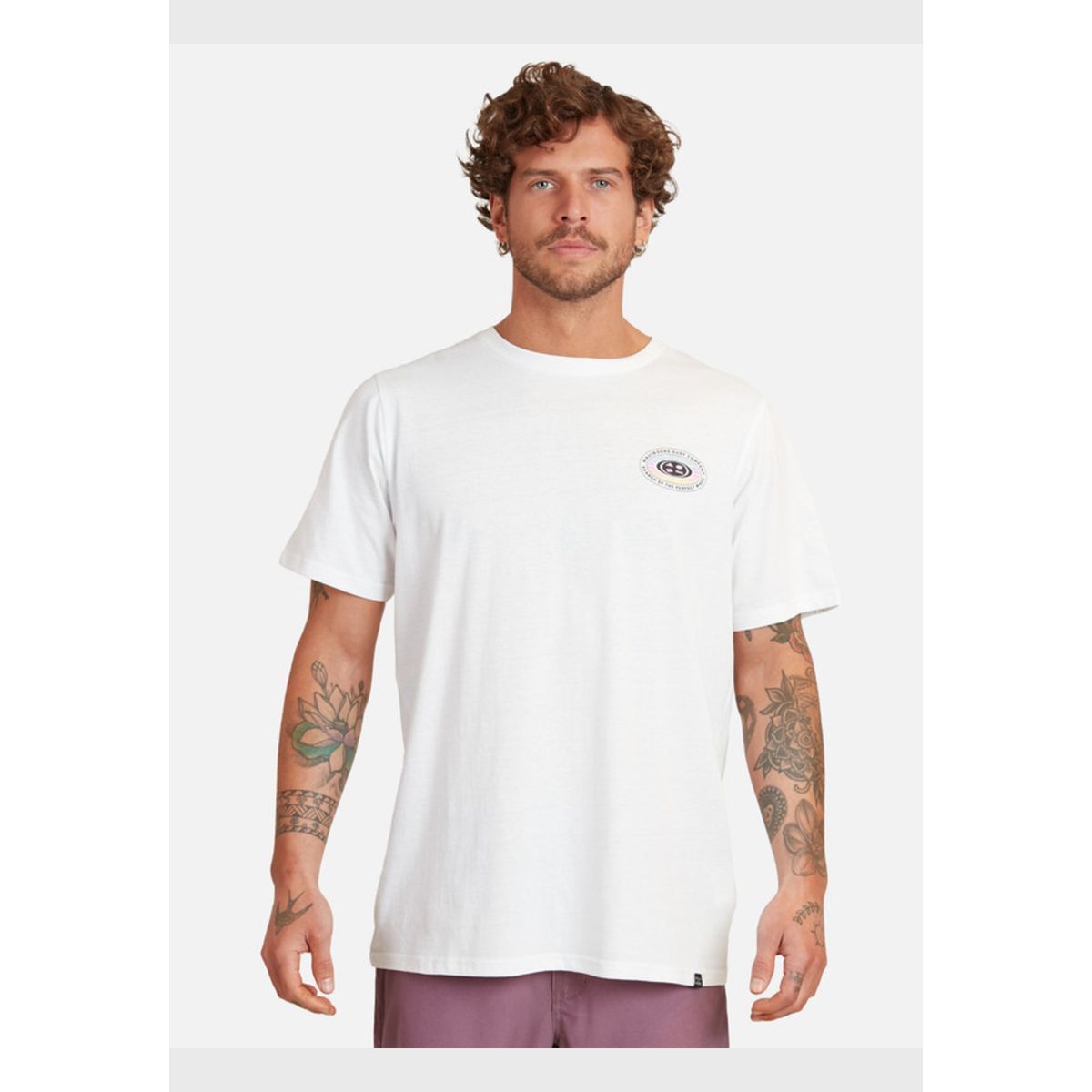 MAUI AND SONS - Polera Retro Color Lines G Hombre Blanco Maui And Sons