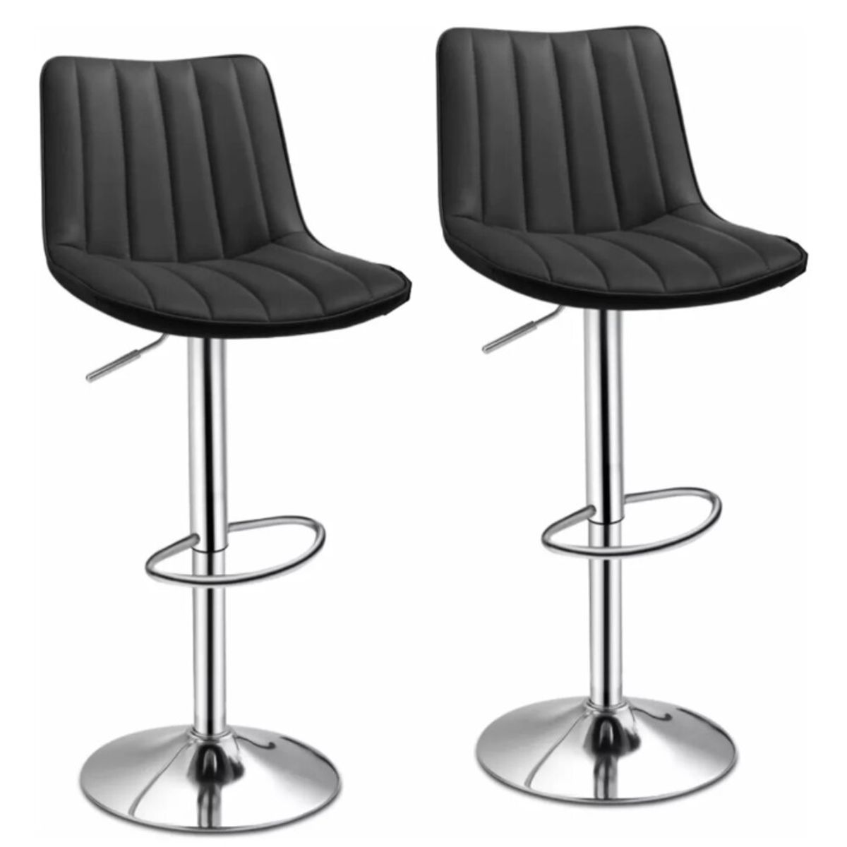 ARTIHOGAR - Pack 2 Sillas Bar  Palermo Ecocuero