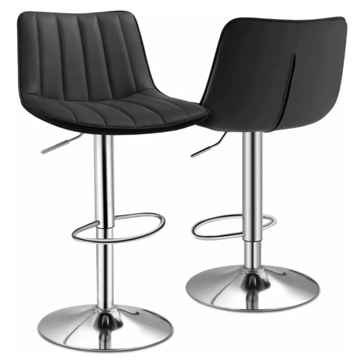 ARTIHOGAR - Pack 2 Sillas Bar  Palermo Ecocuero