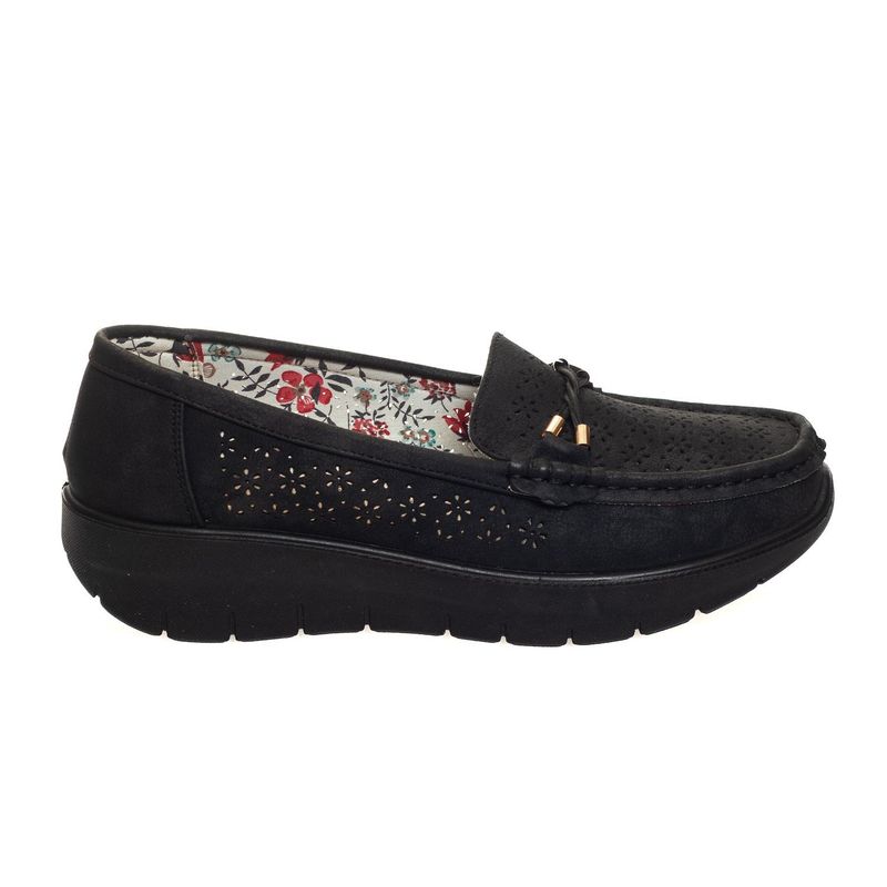 DORETTE - Mocasín Mujer Confort 13024408 - Negro - Dorette - Negro
