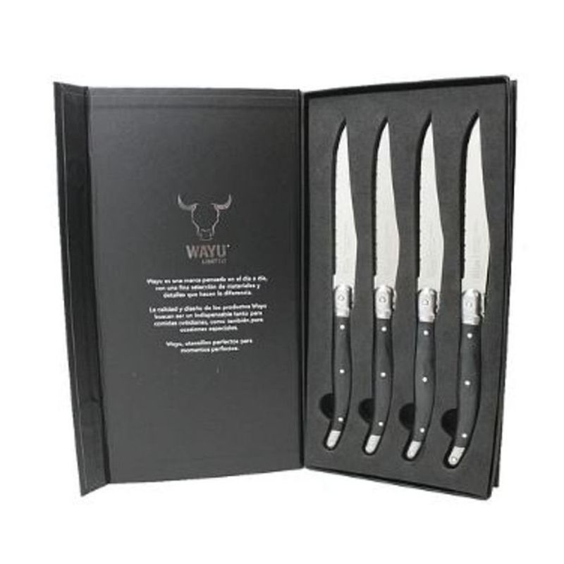 WAYU - Set 4 Cuchillos Black Mesa Wayu Limited