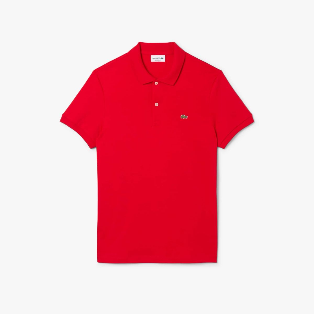 LACOSTE - Polera Polo Algodón Hombre Lacoste DH2050 Rojo