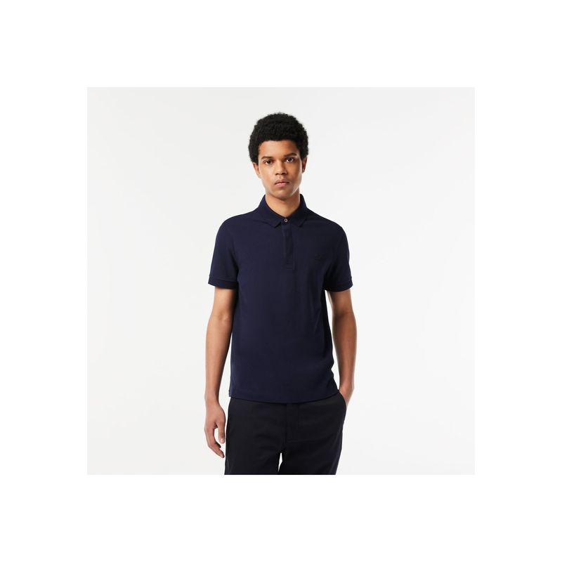 LACOSTE - Polera Polo Algodón Hombre Lacoste PH5522 Azul Marino
