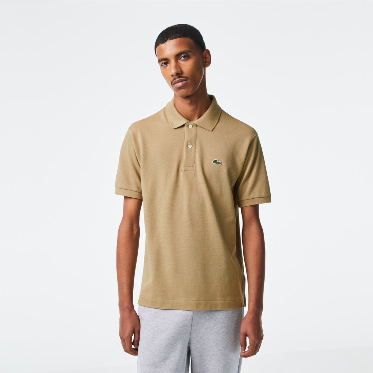 LACOSTE - Polera Polo Lacoste L1212 Hombre Beige LACOSTE