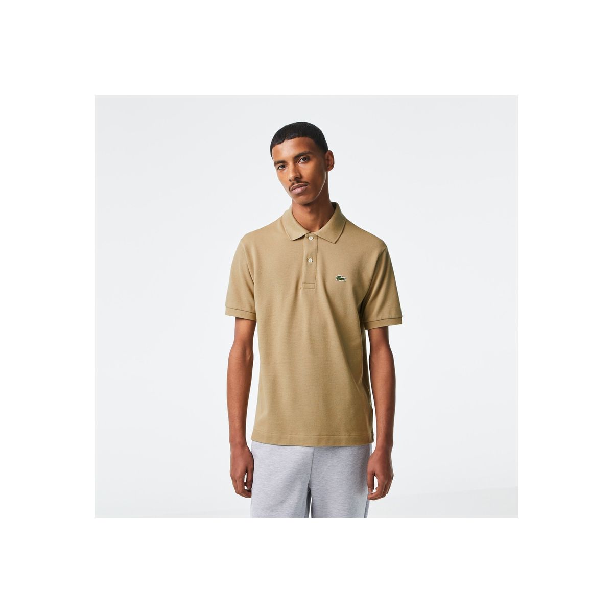 LACOSTE - Polera Polo Lacoste L1212 Hombre Beige LACOSTE