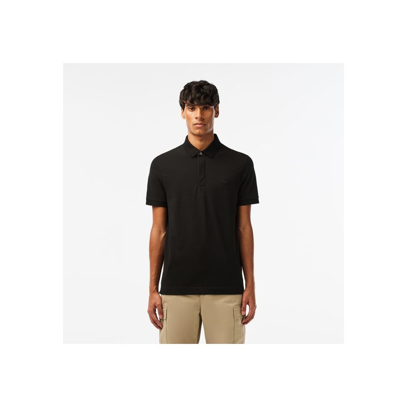 LACOSTE - Polera Polo Algodón Hombre Lacoste PH5522 Negro