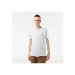 LACOSTE - Polera TH6710 Hombre Blanco