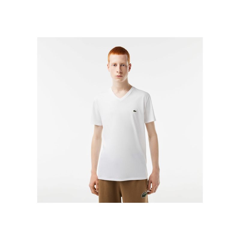 LACOSTE - Polera Lacoste TH6710 Hombre Blanco LACOSTE