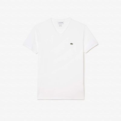 Imagen 2 del producto Polera Cuello V Hombre TH6710 Blanco