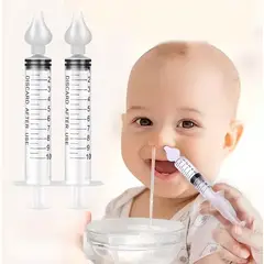 GENERICO - Jeringa Lavado Nasal Limpiador Nariz Bebes Congestión Pack 2