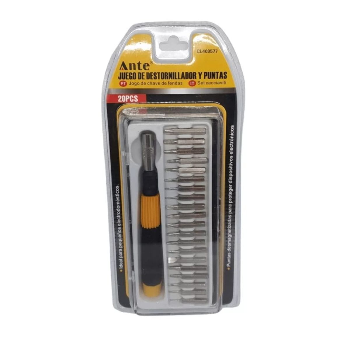 GENERICO - Set Destornillador Para Reloj 20 Piezas Multiusos