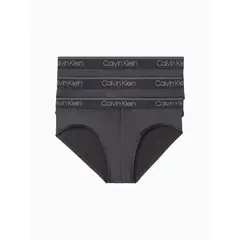 CALVIN KLEIN - Pack 3 Slips Micro Stretch Negro