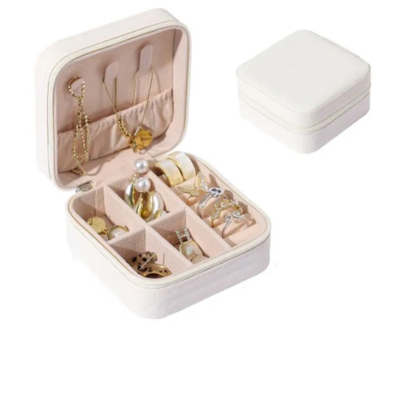 GENERICO - Joyero Caja De Joya Pequeño Y Portátil Organizador De Viaje.
