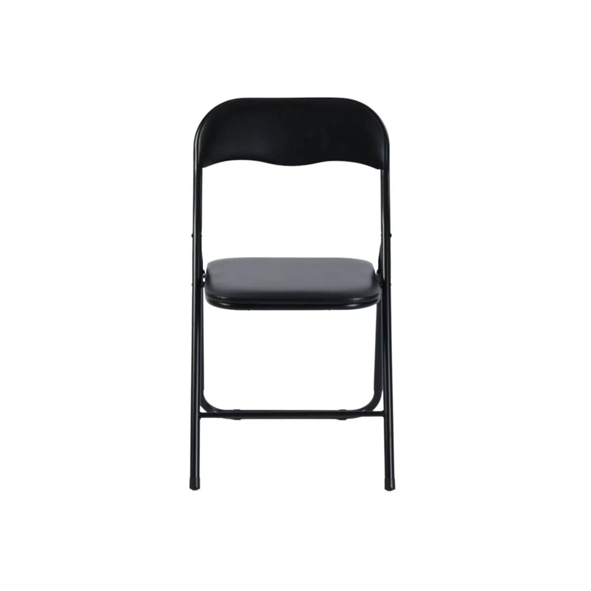 NECTAR - Pack 6 Sillas Plegables de Metal y PVC Livianas Resistentes para eventos