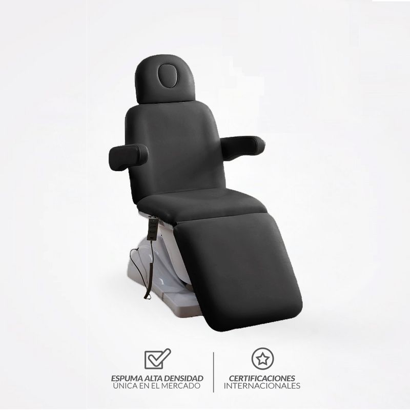CAMILLAS CHILE - SILLÓN COSMETOLÓGICO ELÉCTRICO C1 NEGRO