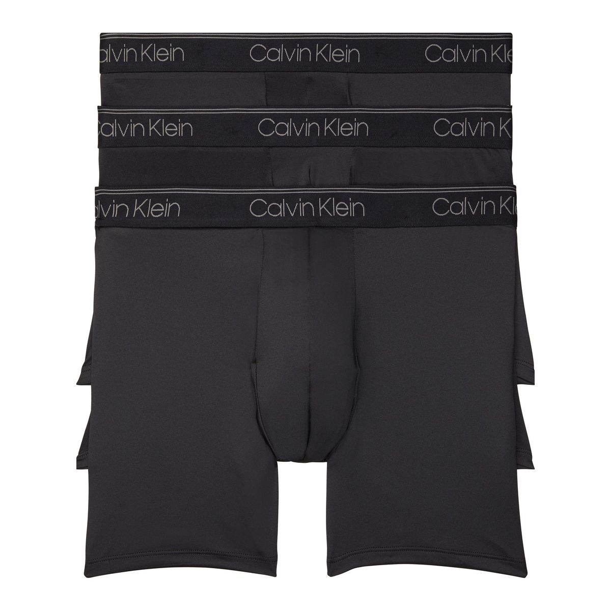CALVIN KLEIN - Pack 3 Boxers Largos  Micro Stretch Negro Calvin Klein