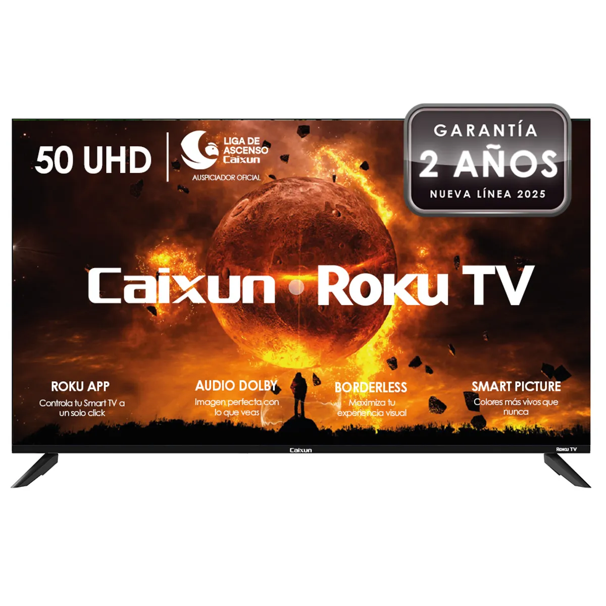 CAIXUN - Smart TV Caixun LED 50 UHD 4K Roku TV C50V1UR