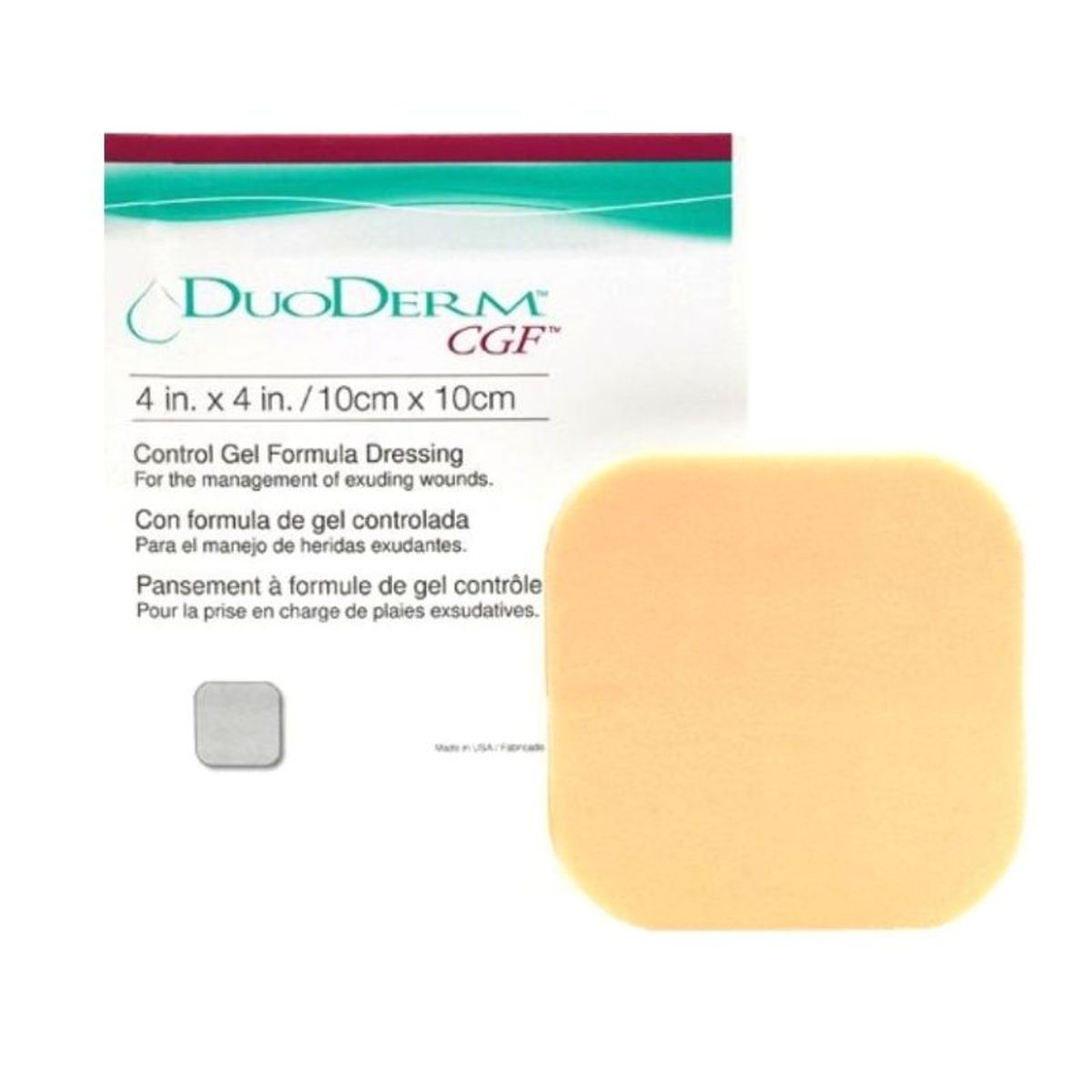 CONVATEC - Apósito Hidrocoloide DuoDERM CGF 10x10 cm ConvaTec  Unidad