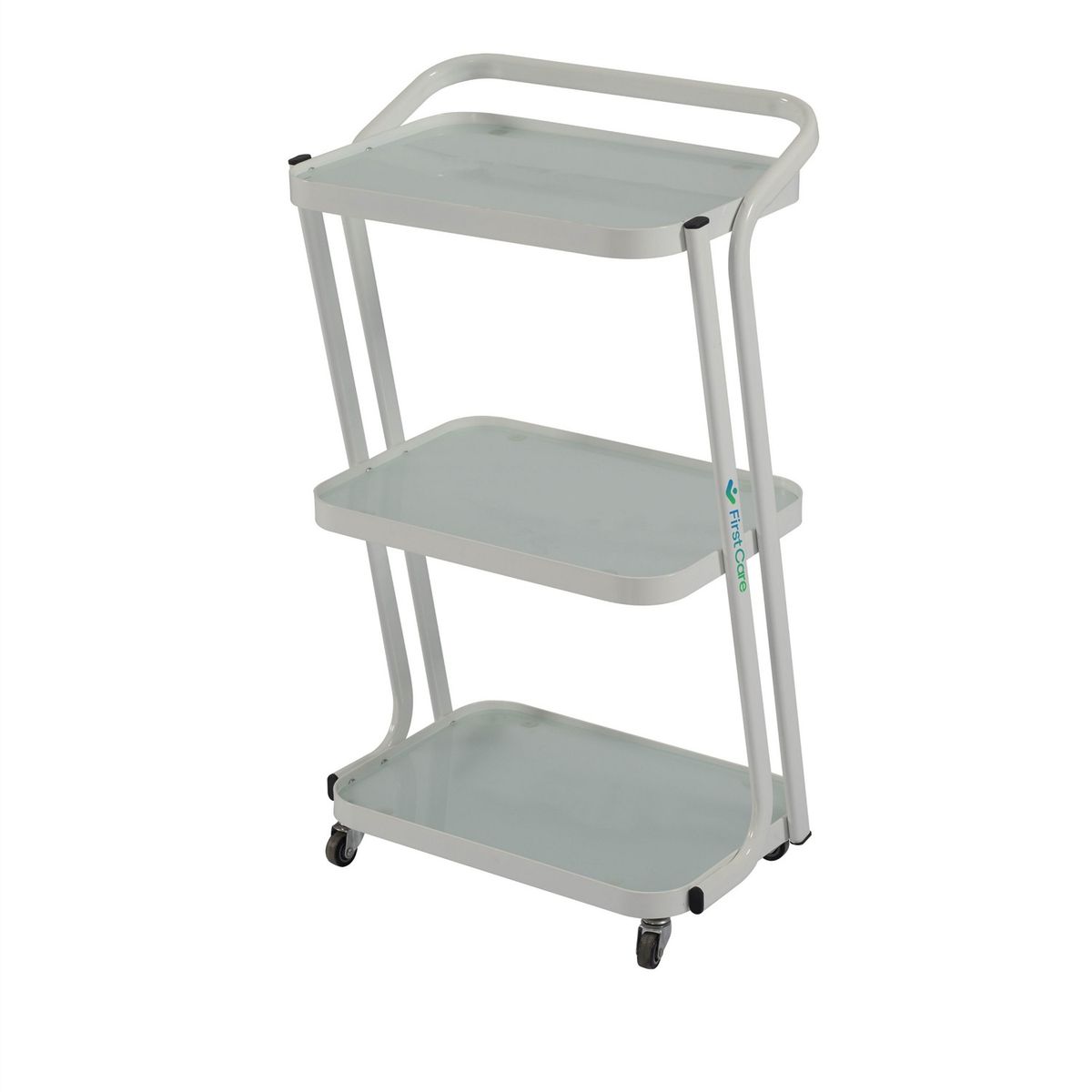 FIRST CARE - CARRO ORGANIZADOR MULTIUSO 3 NIVELES VIDRIO