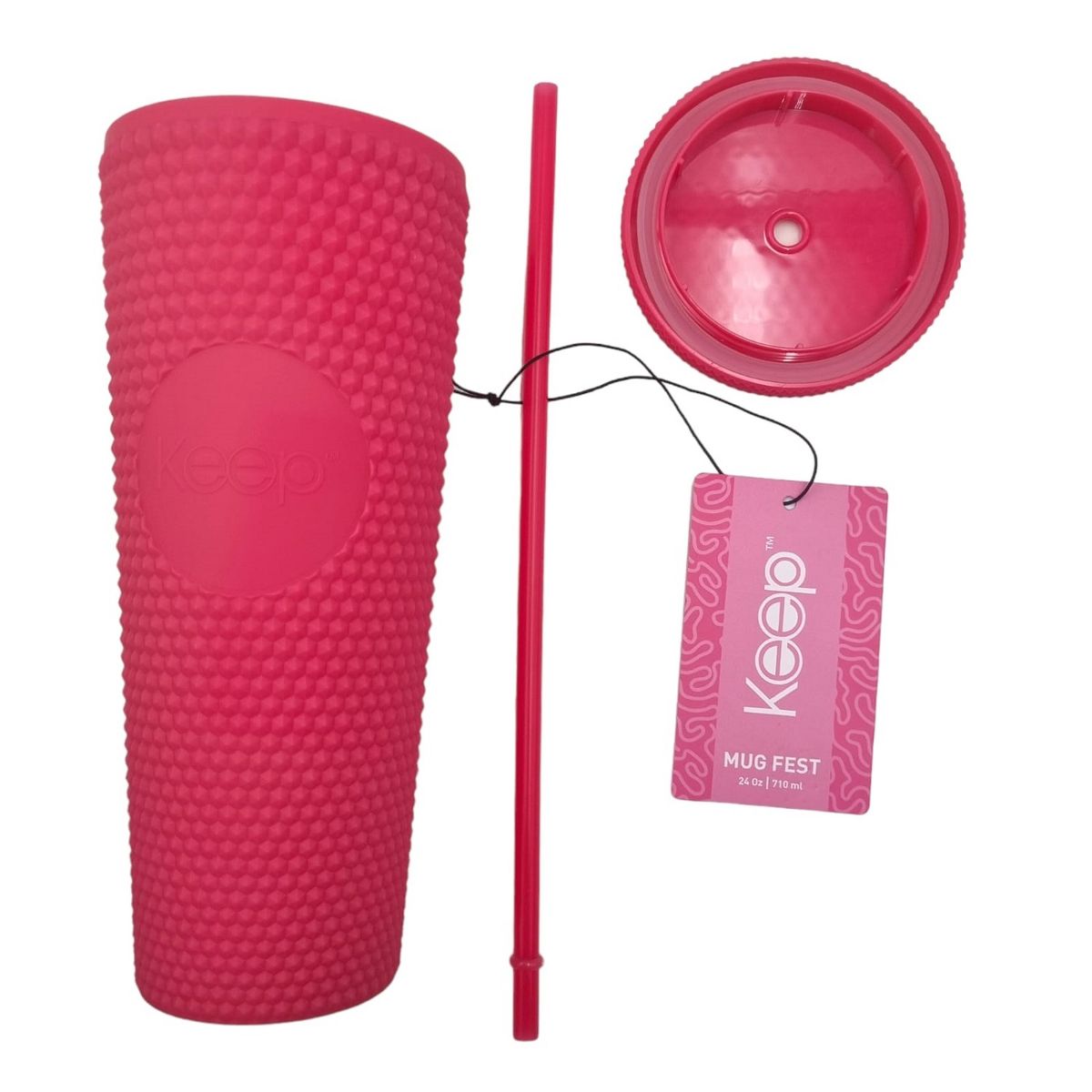 KEEP - Vaso Tumbler Venti con Bombilla Rosa Keep KEEP