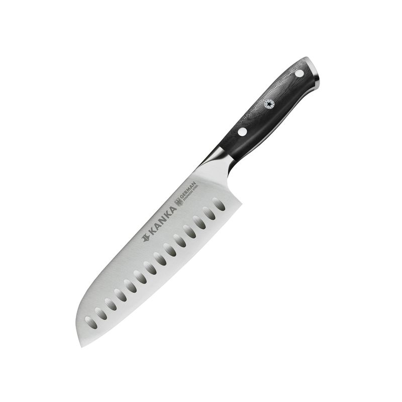 KANKA - Kanka - Cuchillo Santoku 18cm Acero Inox Alemán Mango G10