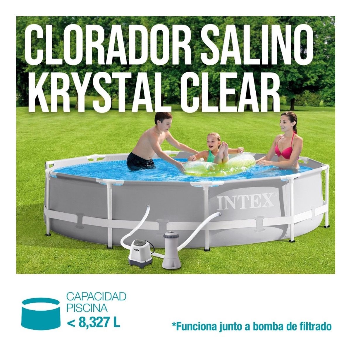 INTEX - Clorador Salino INTEX Krystal Clear QS200