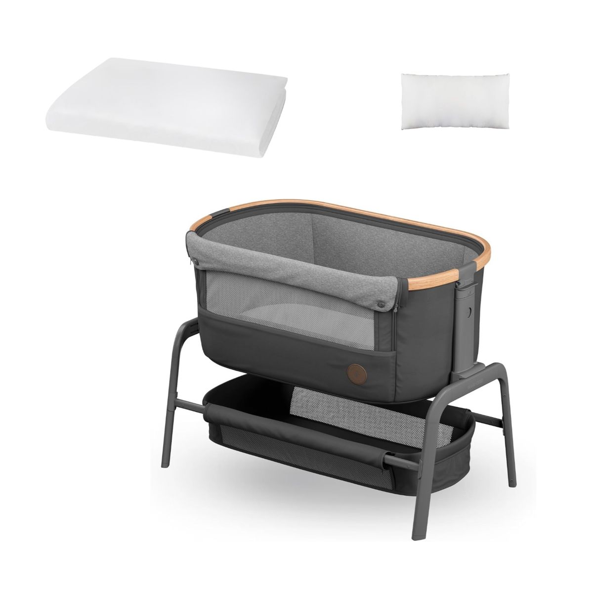 MAXI COSI - Cuna Colecho Lora Essential Grey - Protector-Cojin Cervical