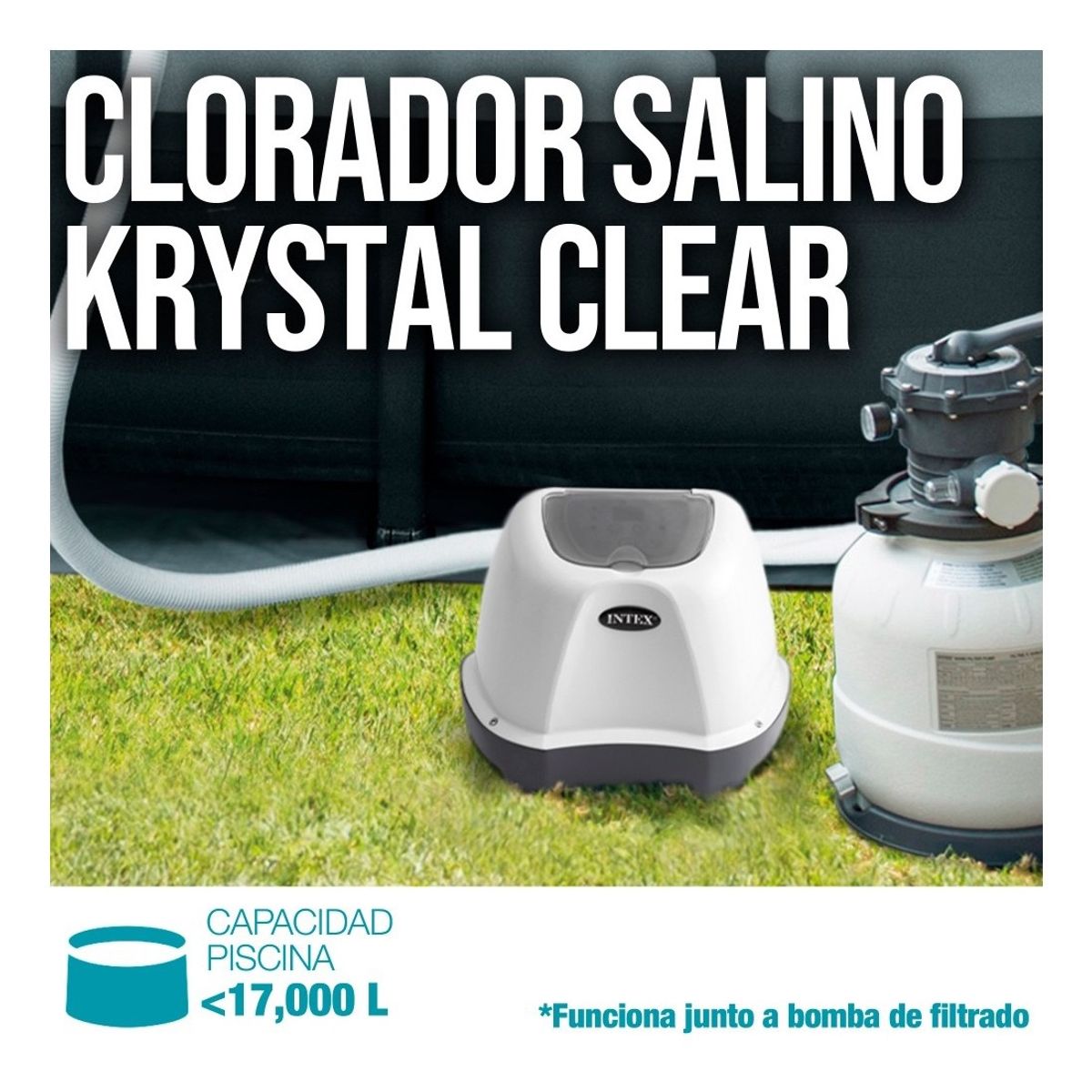 INTEX - Clorador Salino INTEX Krystal Clear QS400
