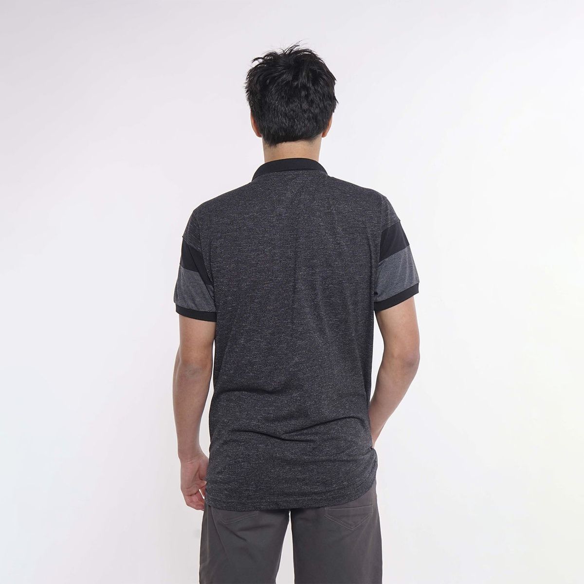 GANGSTER - Polera Cuello Showbar Gris Gangster